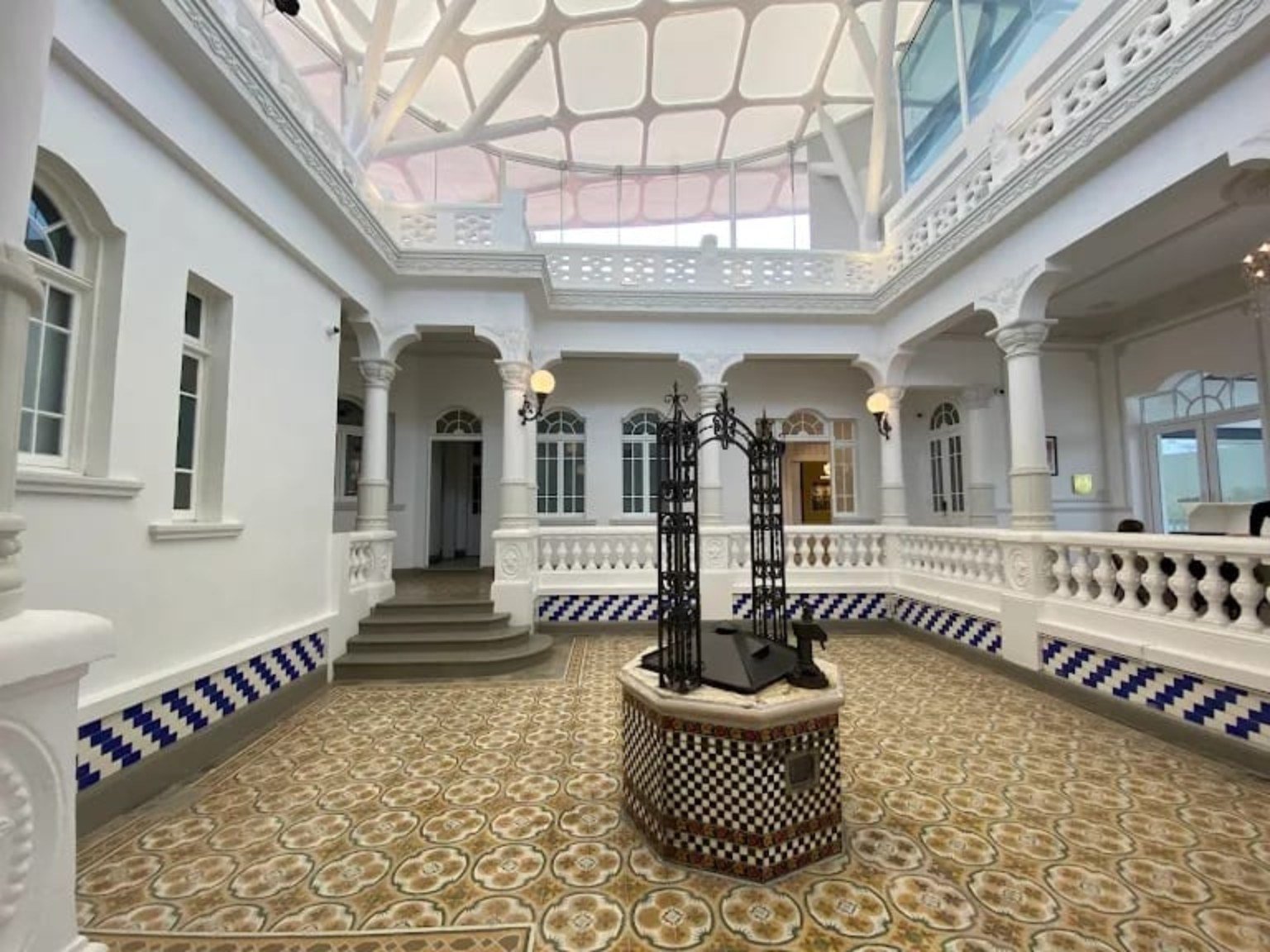 Patio interior del Museo de la Ciudad de Tampico
