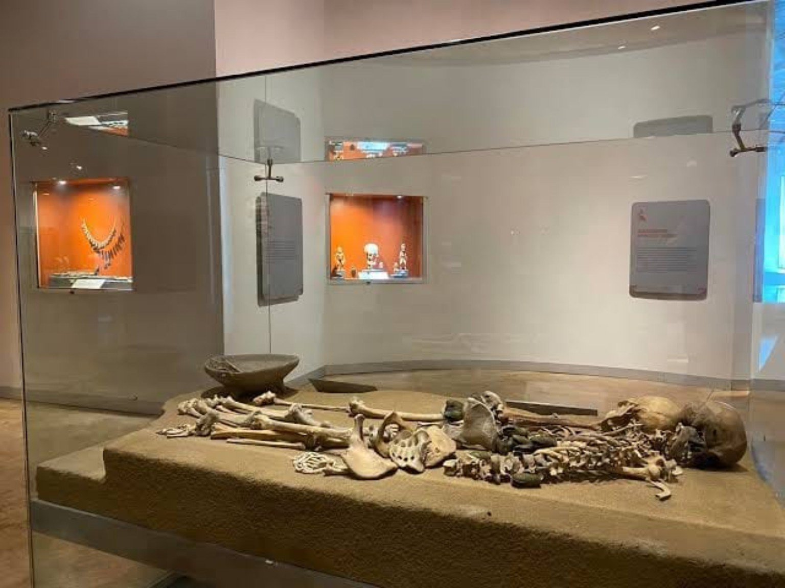 Pieza arqueológica exhibida en el Museo de la Cultura Huasteca
